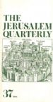 The Jerusalem Quarterly ; Number Thirty Seven, 1986